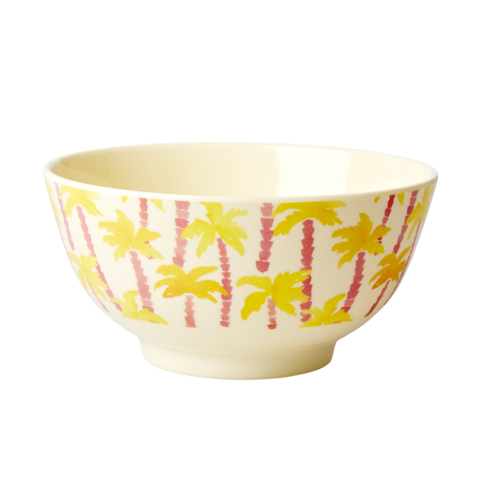 Palm Tree Print Melamine Bowl By Rice DK